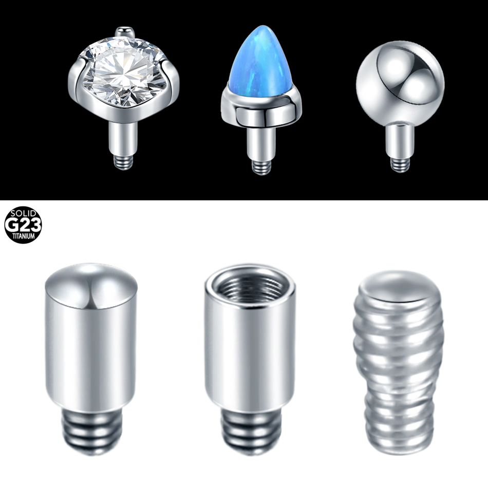 1PC Titanium Micro Dermal Anch - Body Jewelry Dermal recension och pris