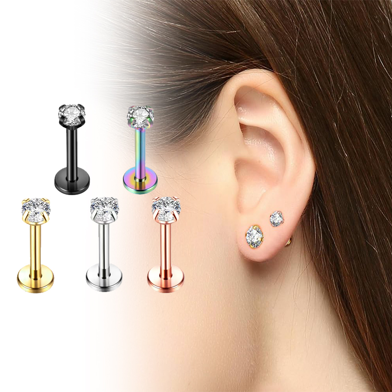 16G Titanium Internally Thread - Body Jewelry Titanium recension och pris