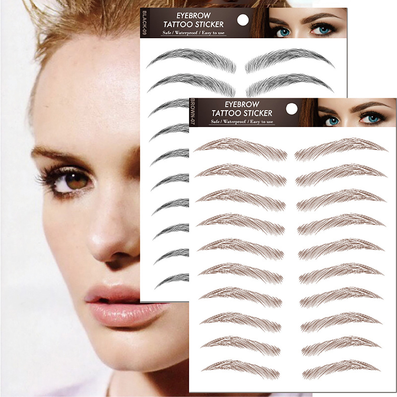 Waterproof 6D Eyebrow Tattoo S - Body Jewelry Tattoo recension och pris