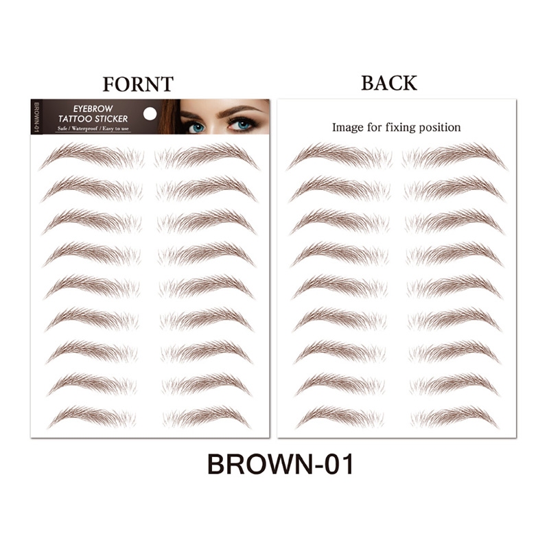 Waterproof 6D Eyebrow Tattoo S - Body Jewelry Tattoo recension och pris