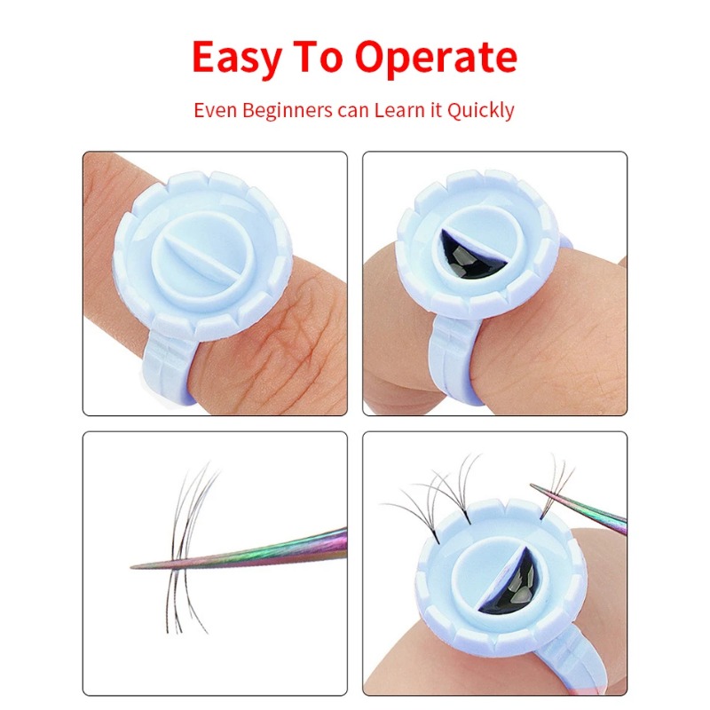 100 Pcs Disposable Eyelash Glu - Body Jewelry Tattoo recension och pris