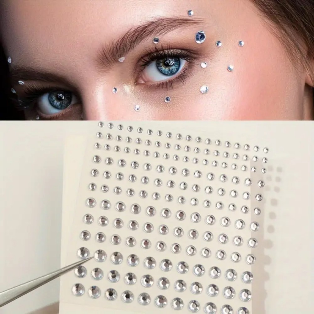 165pcs Self-Adhesive Rhineston - Body Jewelry And Piercing recension och pris
