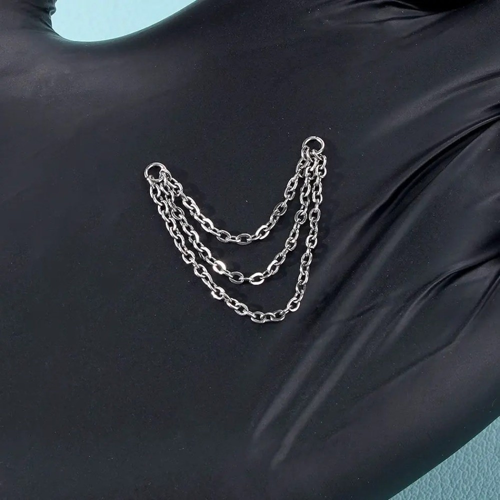 Fashion Titanium Nose Chain Do - Body Jewelry Titanium recension och pris