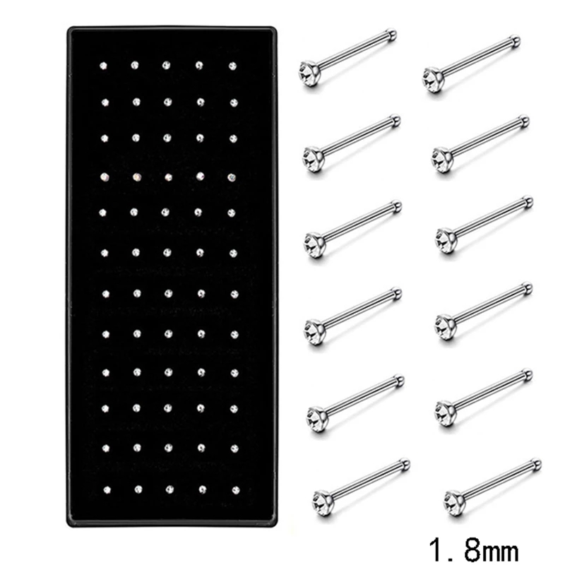 40/60Piece Stainless Steel Nos - Body Jewelry Dermal recension och pris