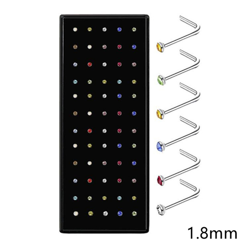 40/60Piece Stainless Steel Nos - Body Jewelry Dermal recension och pris