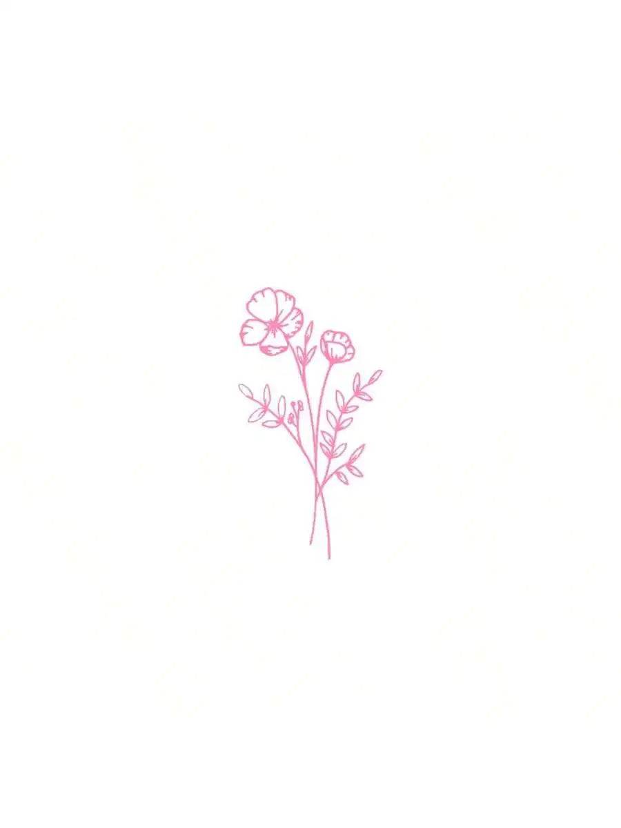 1pc Wild Flower Car Sticker, S - Body Jewelry And Piercing recension och pris