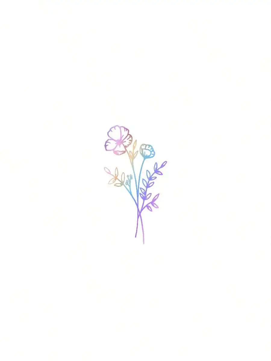 1pc Wild Flower Car Sticker, S - Body Jewelry And Piercing recension och pris