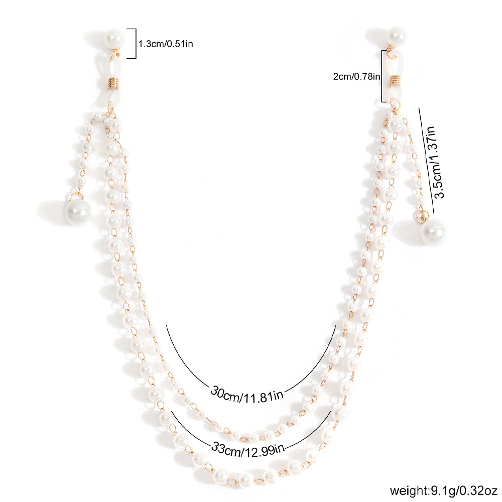 Imitation Pearl Tassel Chest C - Body Jewelry And Piercing recension och pris