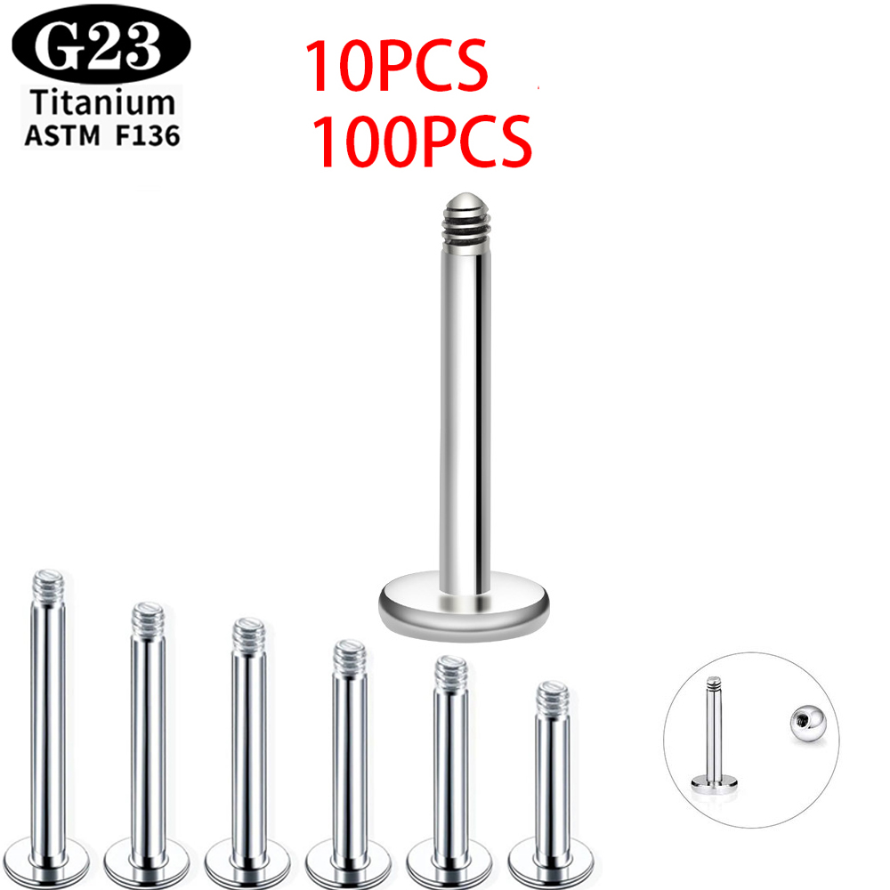 10/100PCS ASTM F136  G23 Titan - Body Jewelry Dermal recension och pris