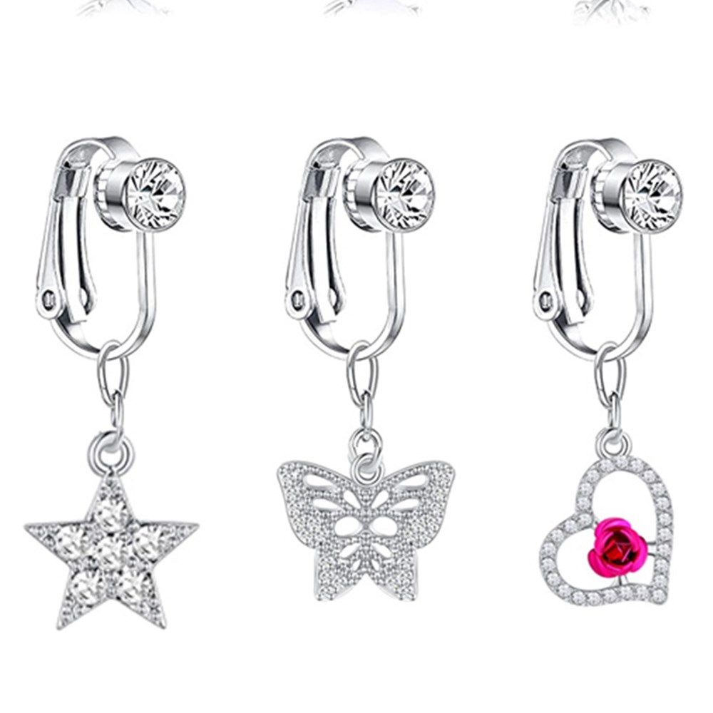 Accessories Clip On Earrings C - Body Jewelry And Piercing recension och pris