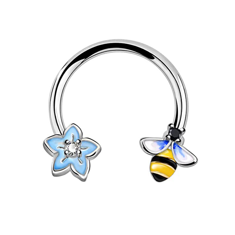 Fashion Pink Butterfly Stainle - Body Jewelry La recension och pris
