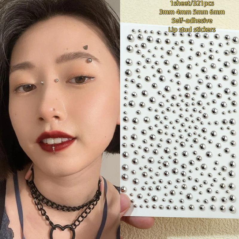 321pcs Non Piercing Lip Studs  - Body Jewelry And Piercing recension och pris