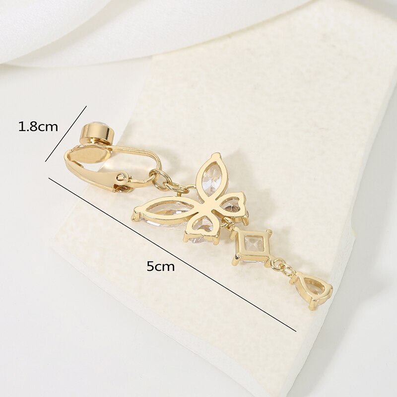 Clip On Belly Button Ring Butt - Body Jewelry And Piercing recension och pris