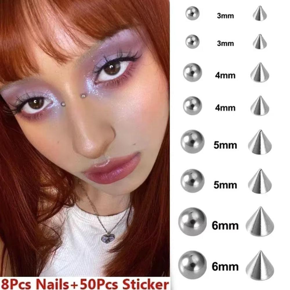 58-180pcs Set Non Piercing Lip - Body Jewelry And Piercing recension och pris