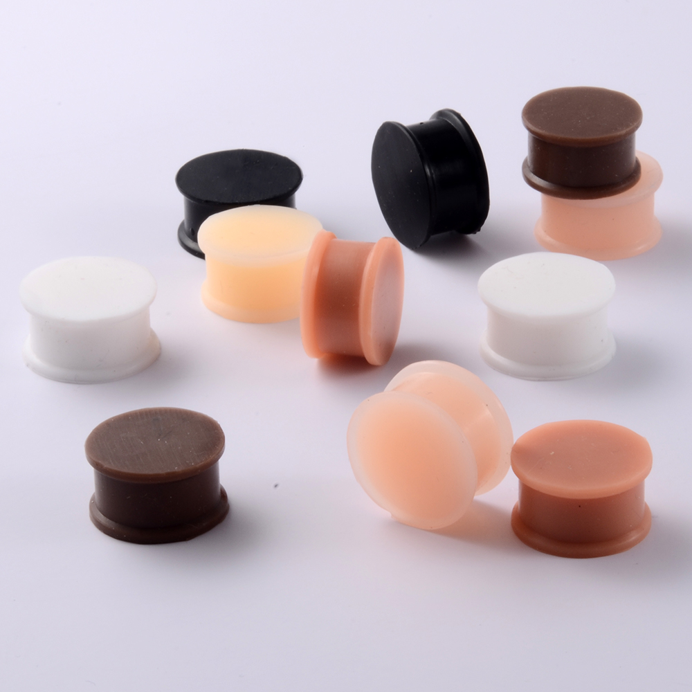 1 Pair Silicone Flexible Thick - Body Jewelry Gauges recension och pris