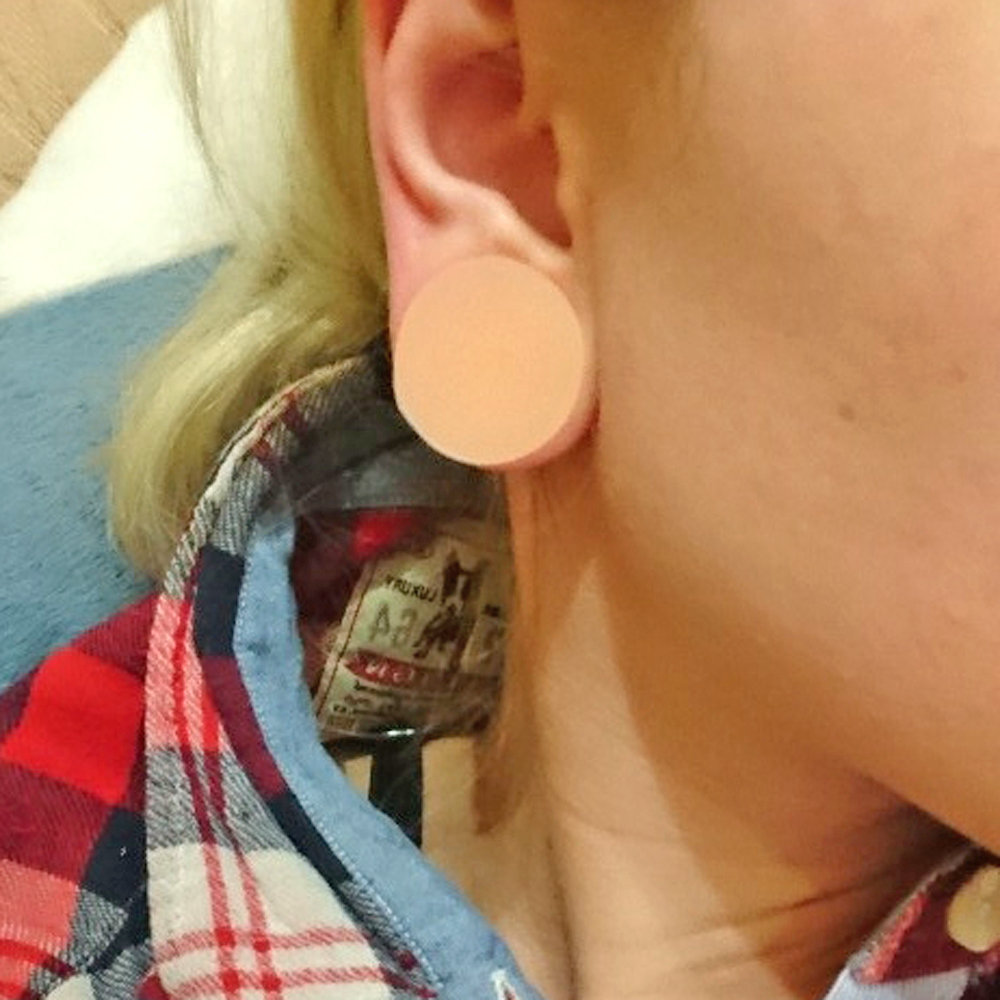 1 Pair Silicone Flexible Thick - Body Jewelry Gauges recension och pris