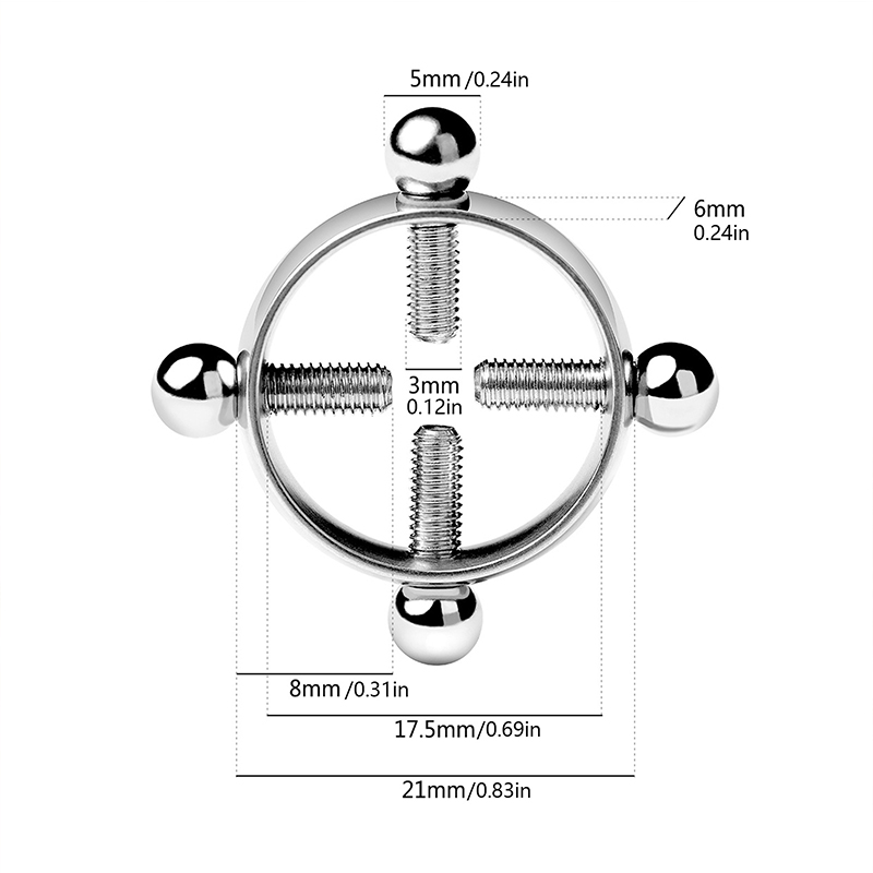 1pair Stainless Steel Cross Ni - Body Jewelry And Piercing recension och pris