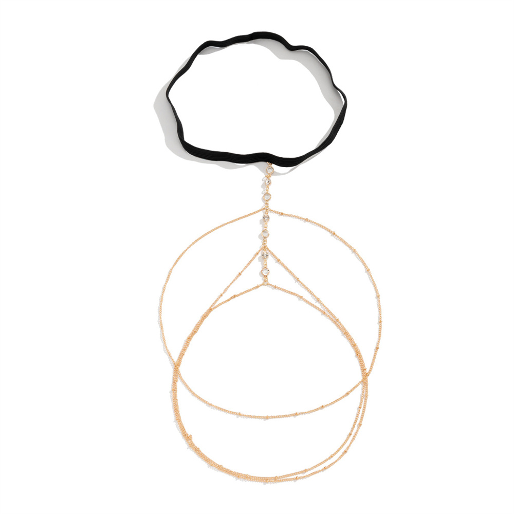 Boho Elastic Band Crystal Leg  - Body Jewelry In Bulk recension och pris