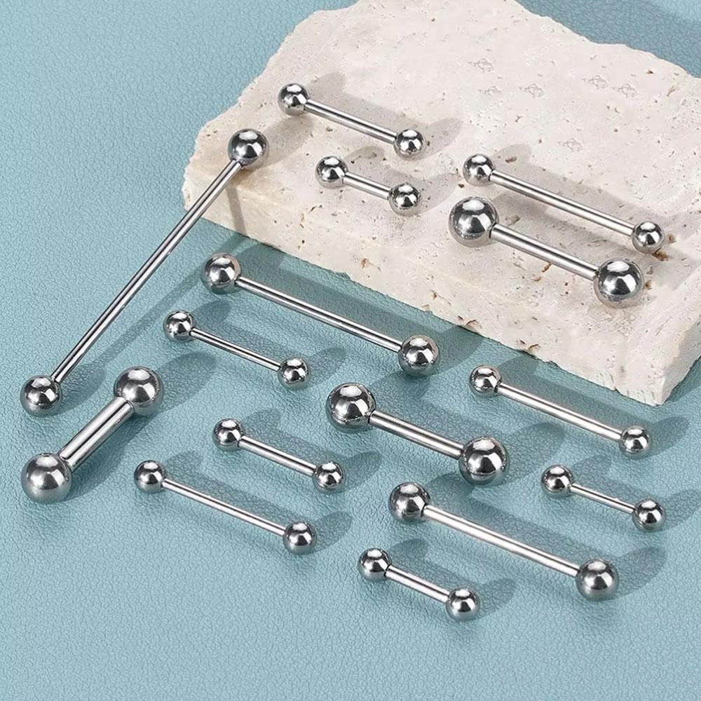 1PC Stainless Steel Straight B - Tongue Barbell Straight recension och pris