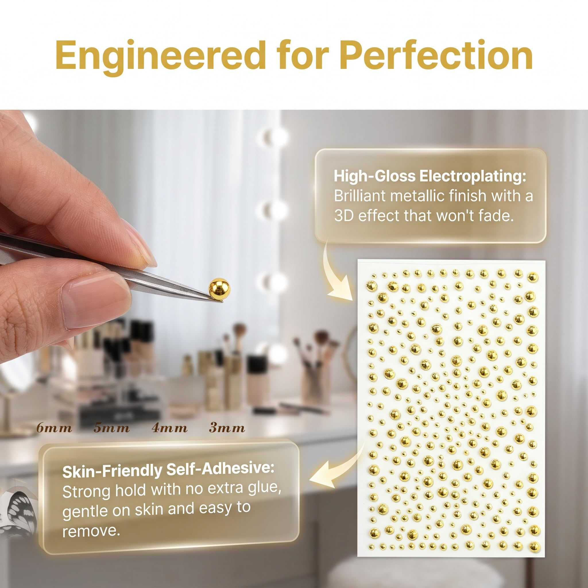 Face Body Ring Stickers Self A - Body Jewelry And Piercing recension och pris