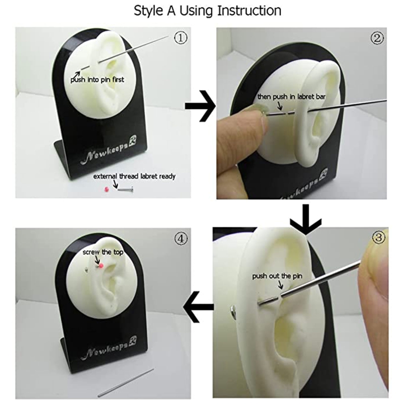 Steel Cone Insertion Pin Rod f - Body Jewelry Tool recension och pris