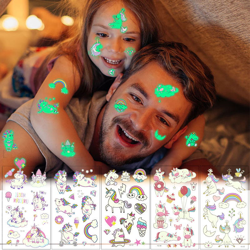 Unicorn Themed Toys Sets Rainb - Body Jewelry Tattoo recension och pris