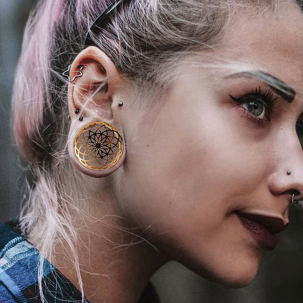 Vankula 2PCS 316 Stainless Ste - Body Jewelry Gauges recension och pris